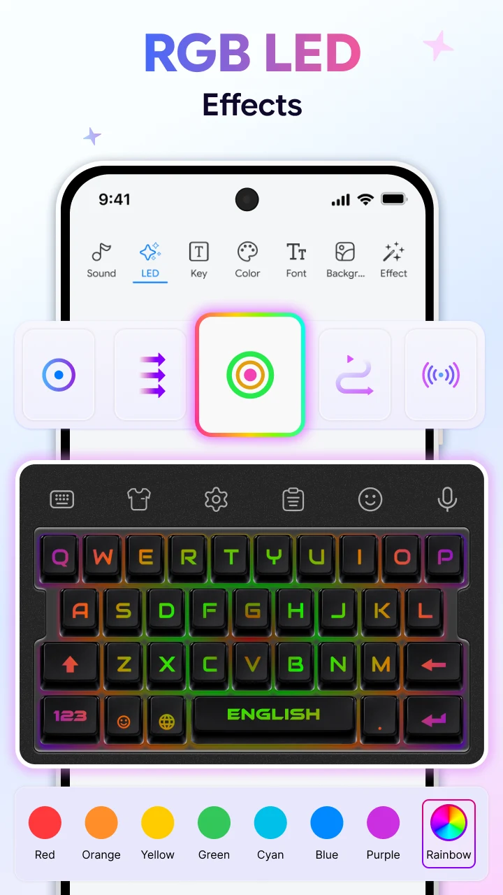 Mechanical Keyboard: RGB Theme screenshot