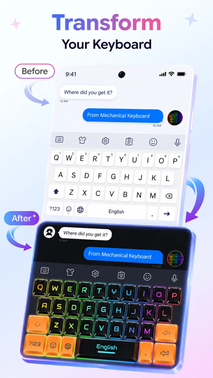 Mechanical Keyboard: RGB Theme screenshot