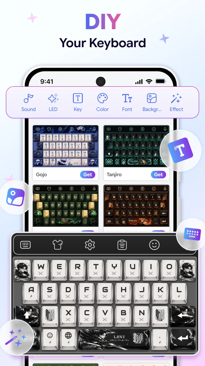 Mechanical Keyboard: RGB Theme screenshot