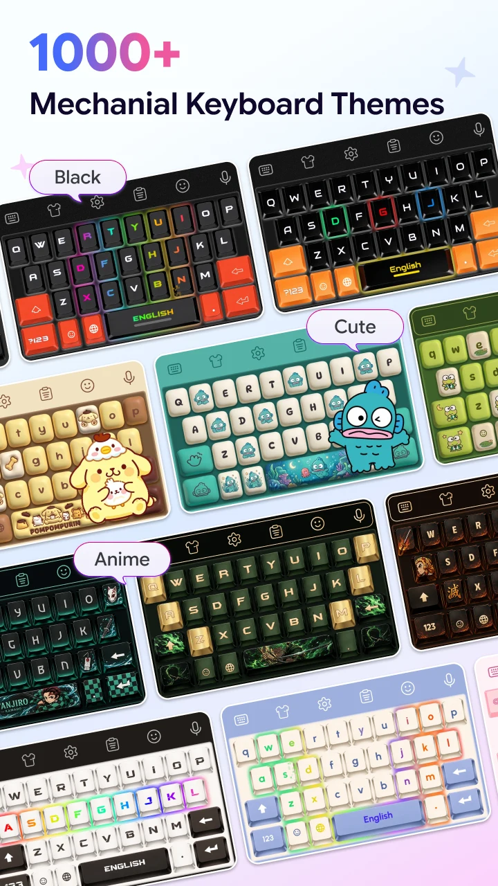 Mechanical Keyboard: RGB Theme screenshot