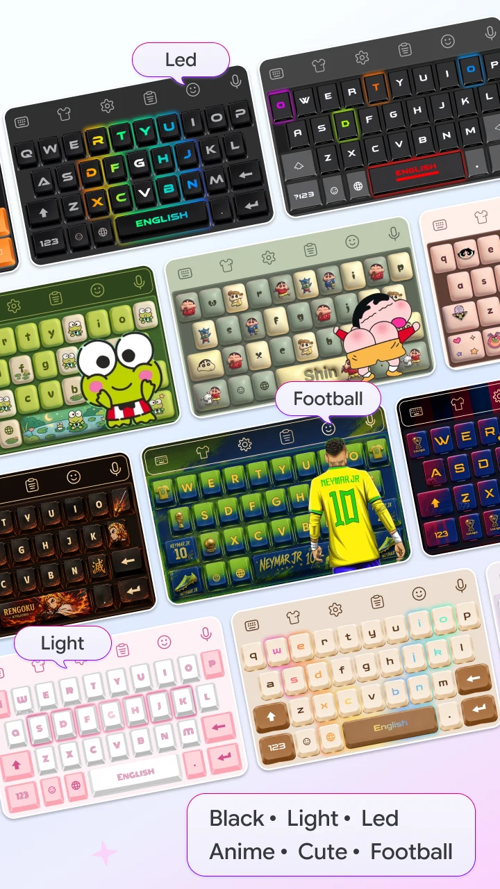 Mechanical Keyboard: RGB Theme screenshot